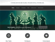 Tablet Screenshot of bruxariatradicional.com.br